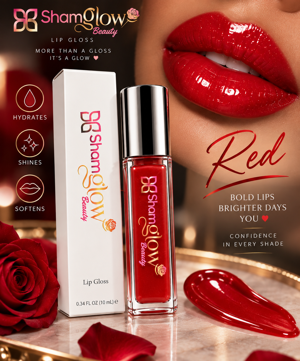 ShamGlow Beauty Lip Gloss