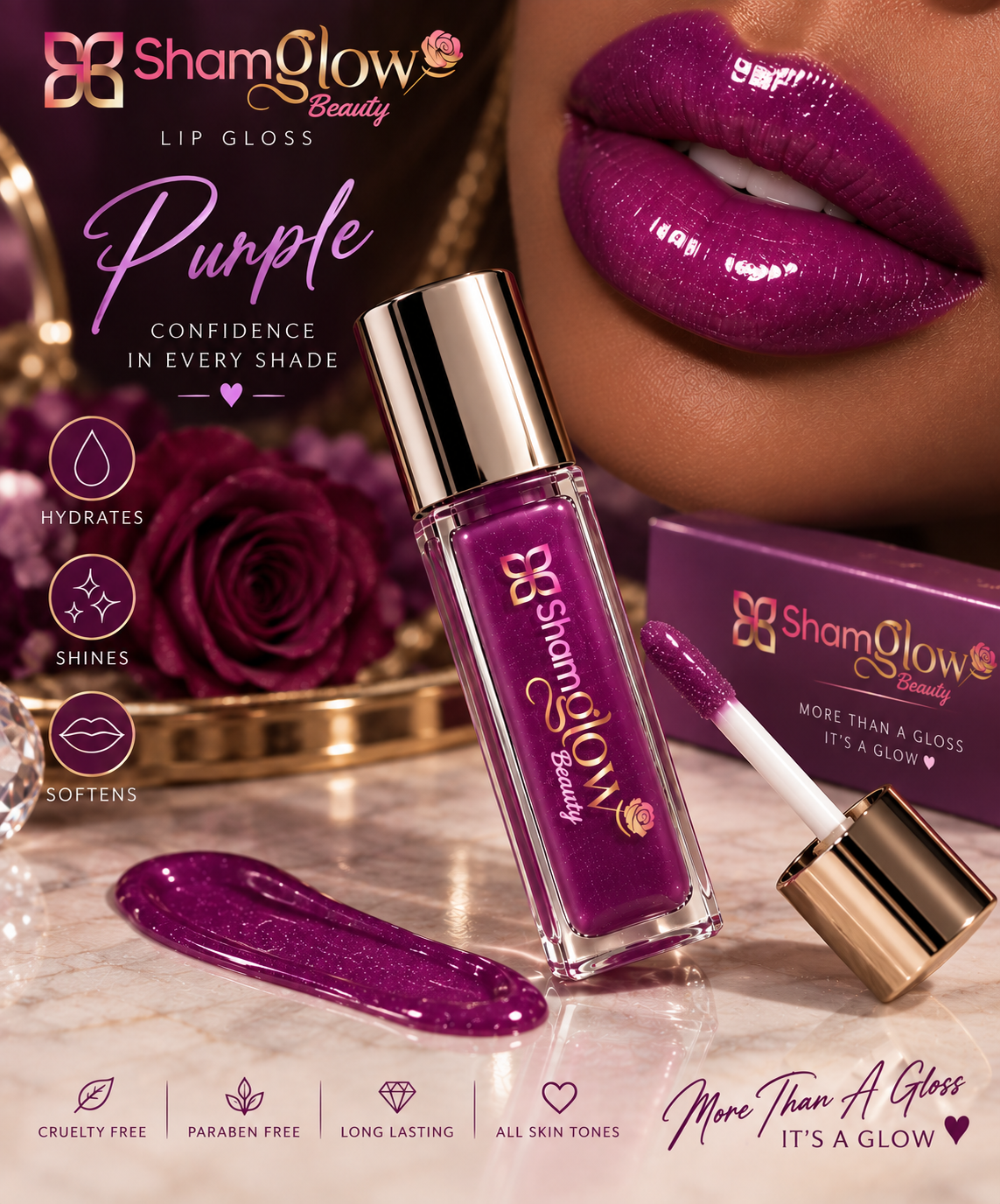 ShamGlow Beauty Lip Gloss