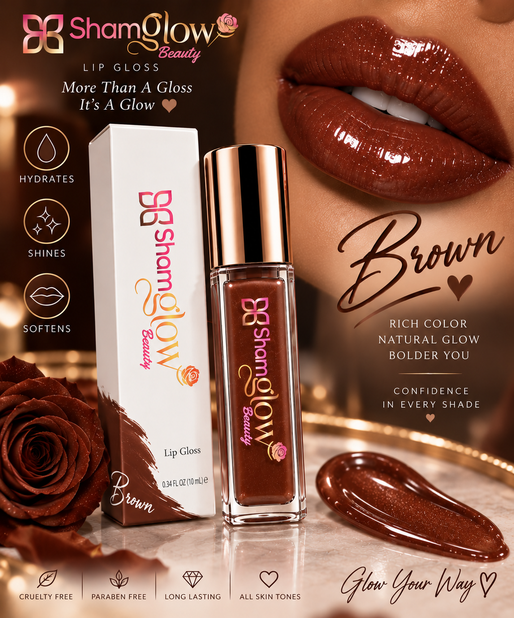 ShamGlow Beauty Lip Gloss
